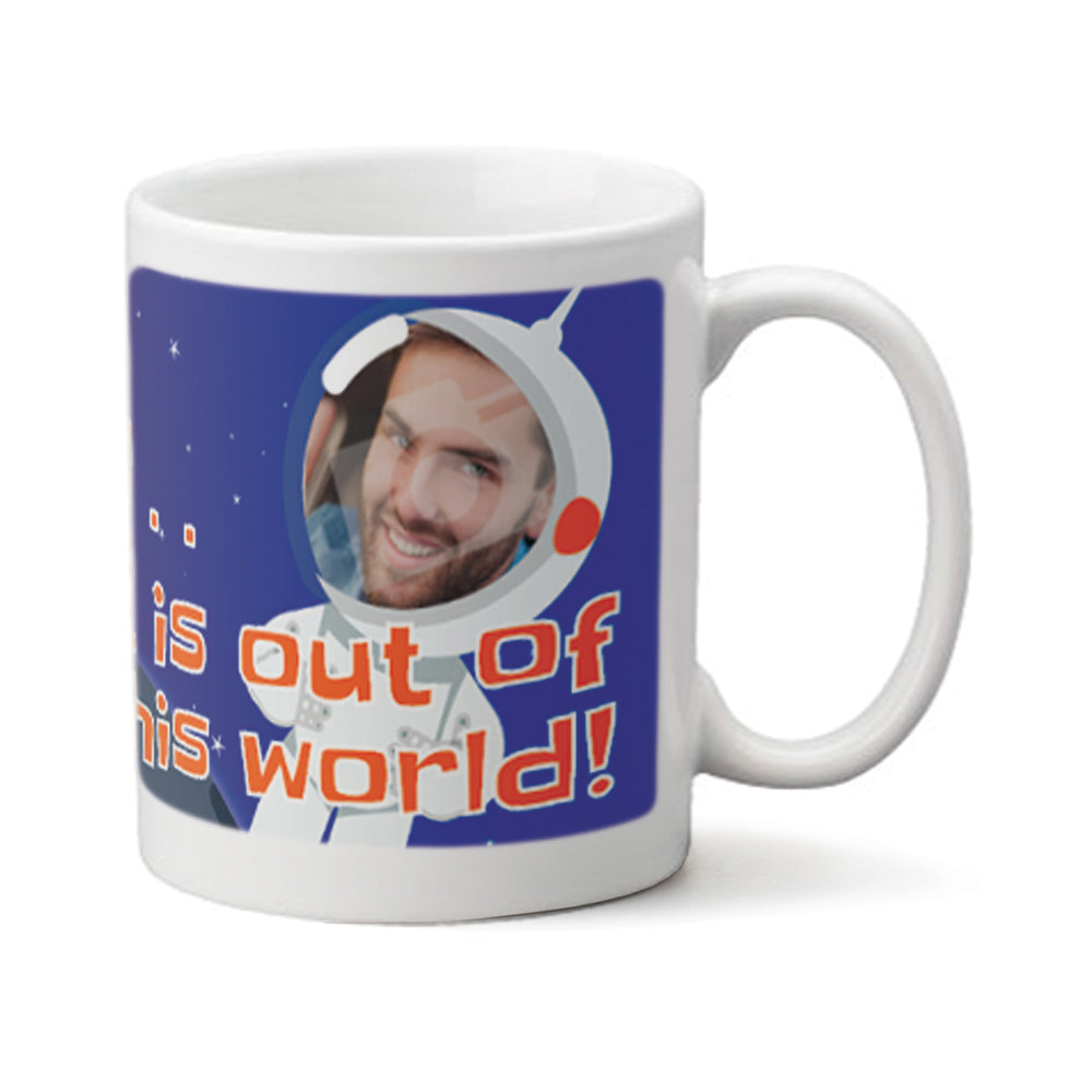 Boyfriend out of this World photo mug