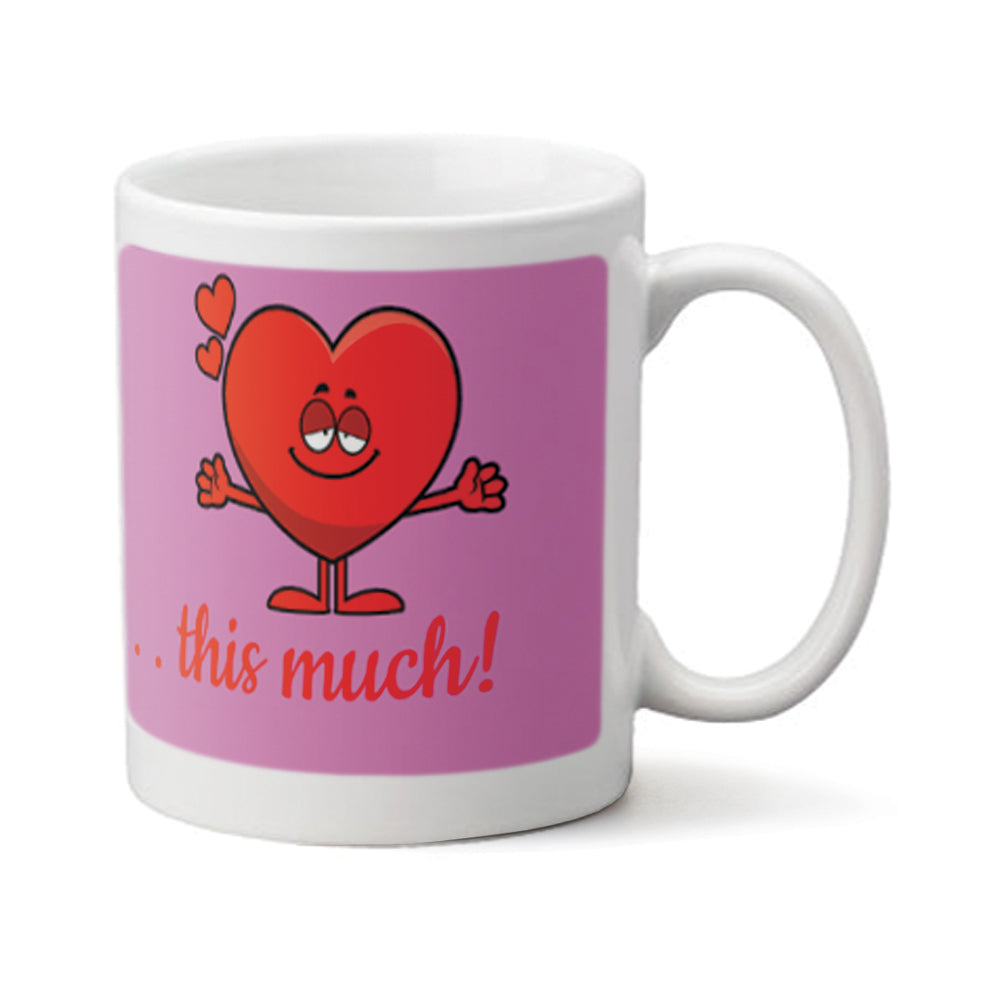 Love-heart mug