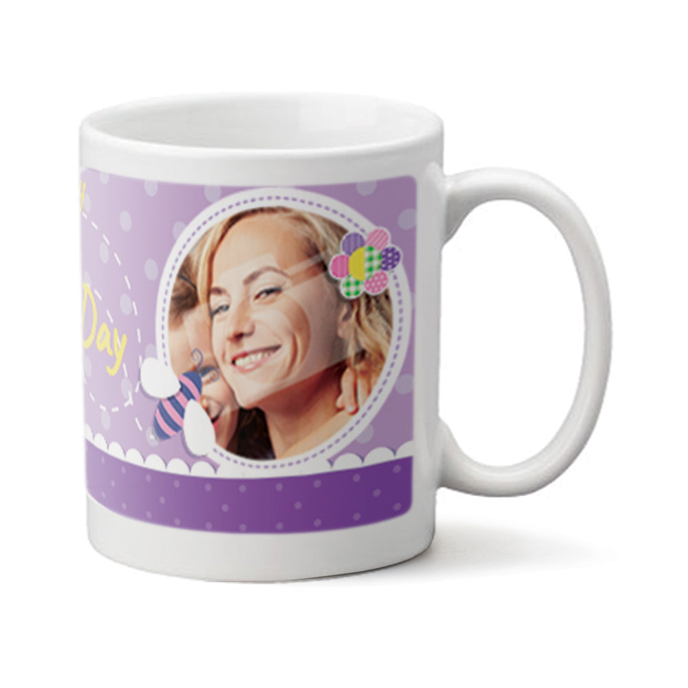 Purple Insect Mother's Day Photo mug