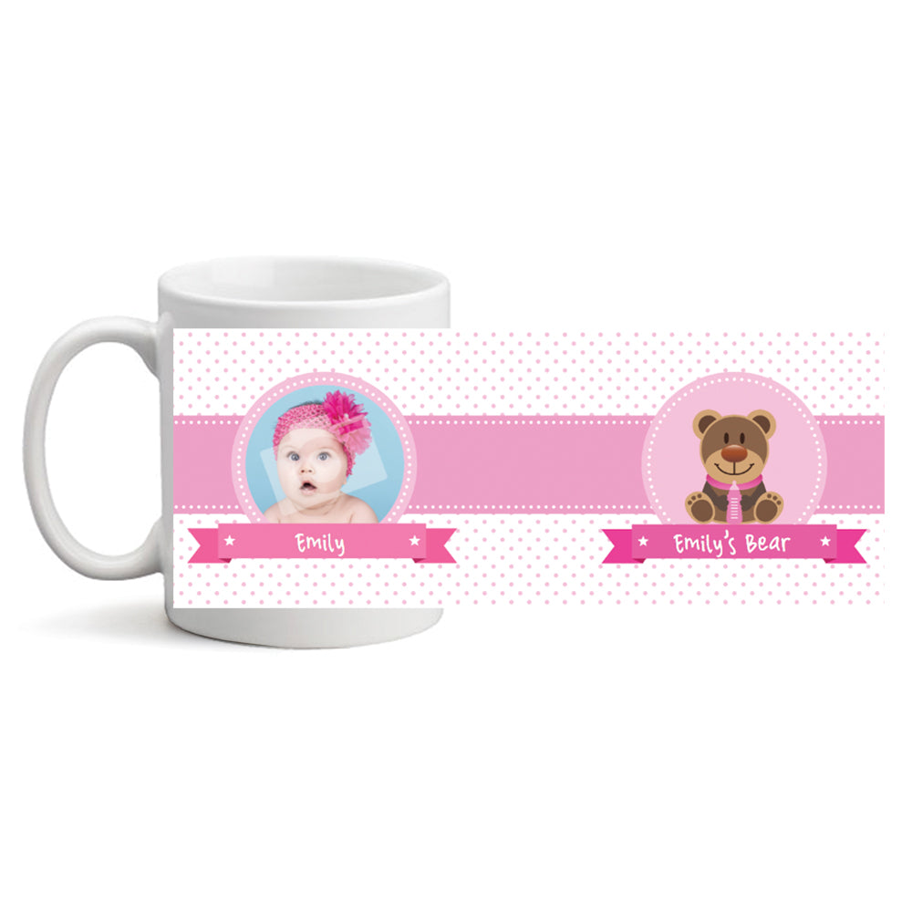 Baby Bear Photo Upload mug