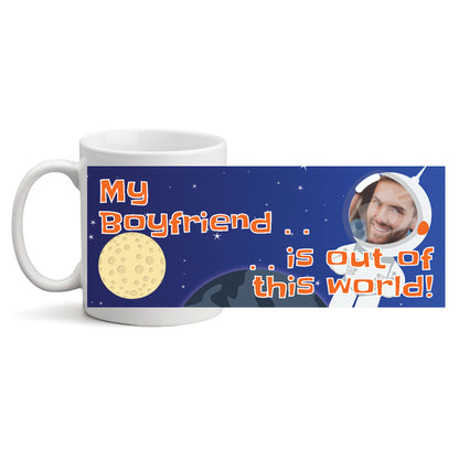 Boyfriend out of this World photo mug