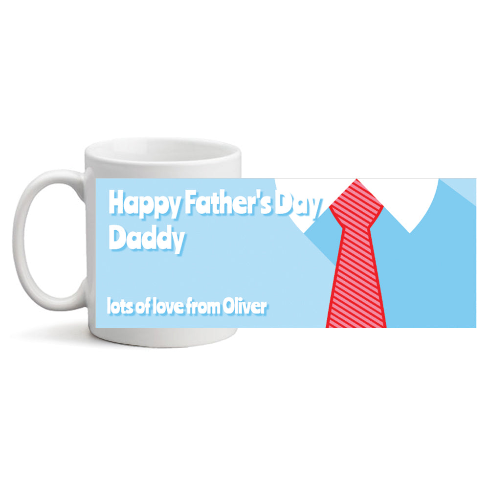 Father's Day Shirt and Tie mug
