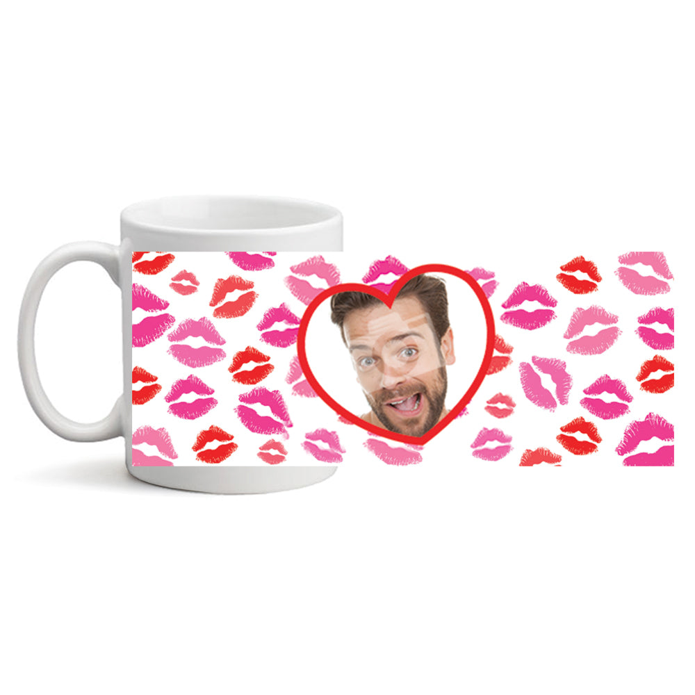 Kisses photo mug