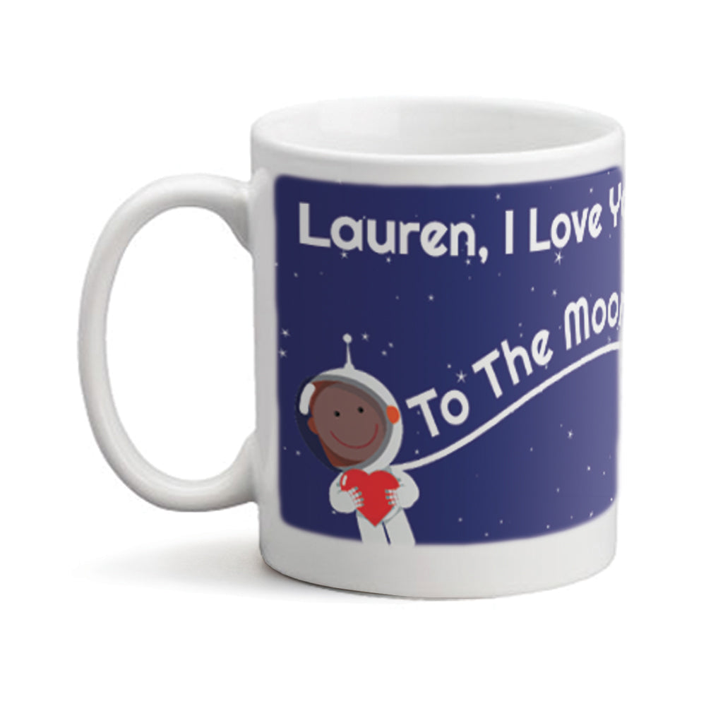 Love to the Moon and Back mug