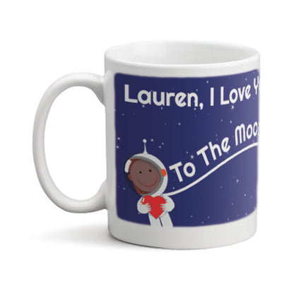 Love to the Moon and Back mug