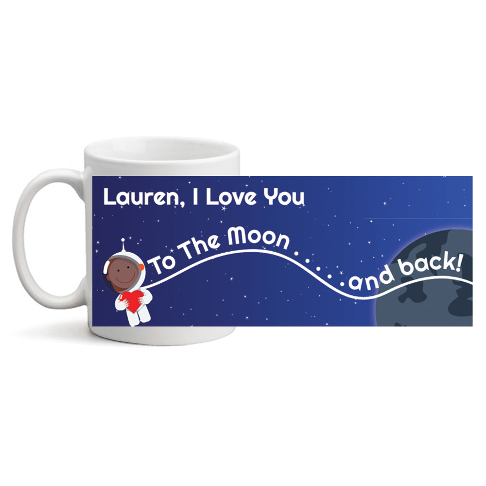 Love to the Moon and Back mug