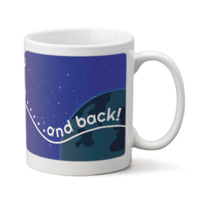 Love to the Moon and Back mug