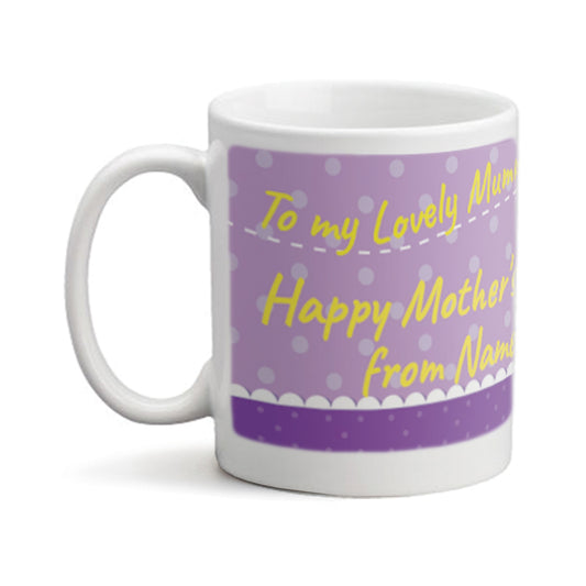Purple Insect Mother's Day Photo mug