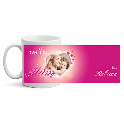 Mum Heart & Stars mug